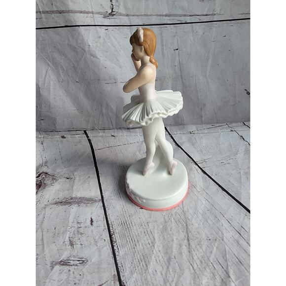 Vintage Schmid Porcelain Ceramic Ballerina Figurine 1990s Korea 7 In Tall - Picture 7 of 9